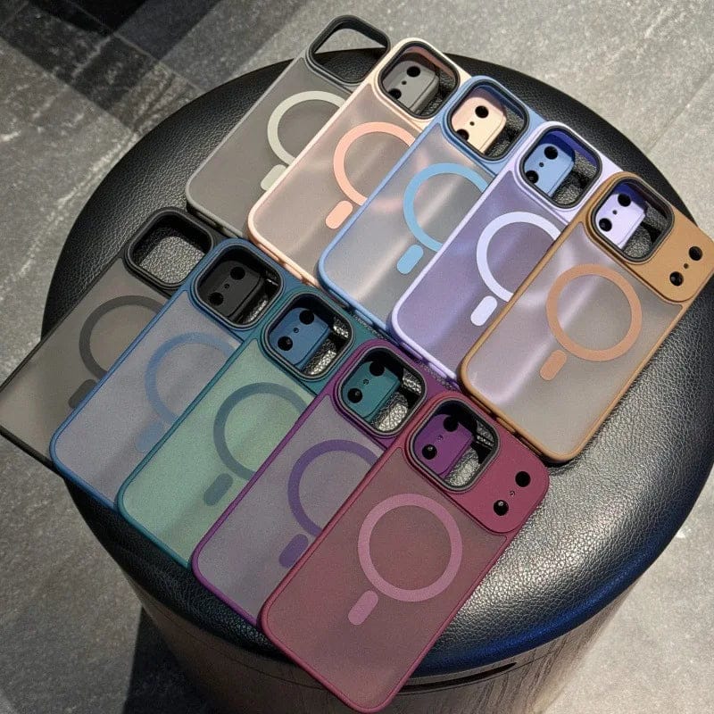 Magnetic Frosted TPU Case for iPhone