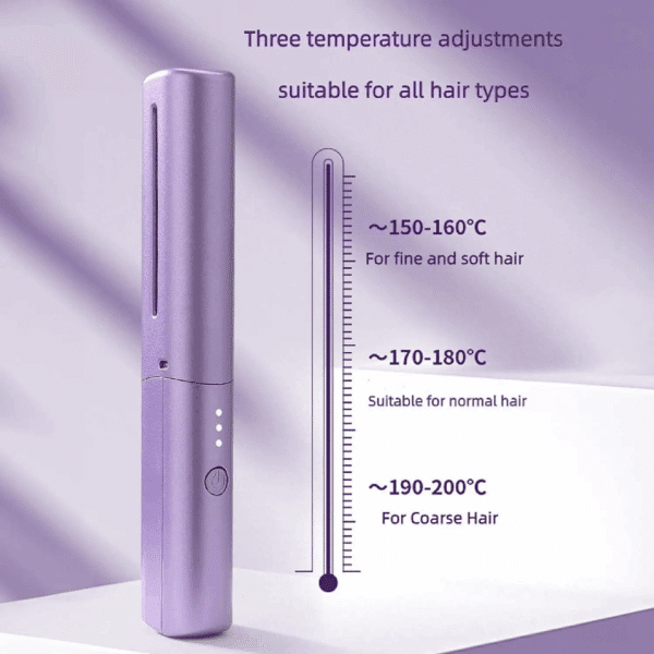 Wireless Hair Straightener & Curler