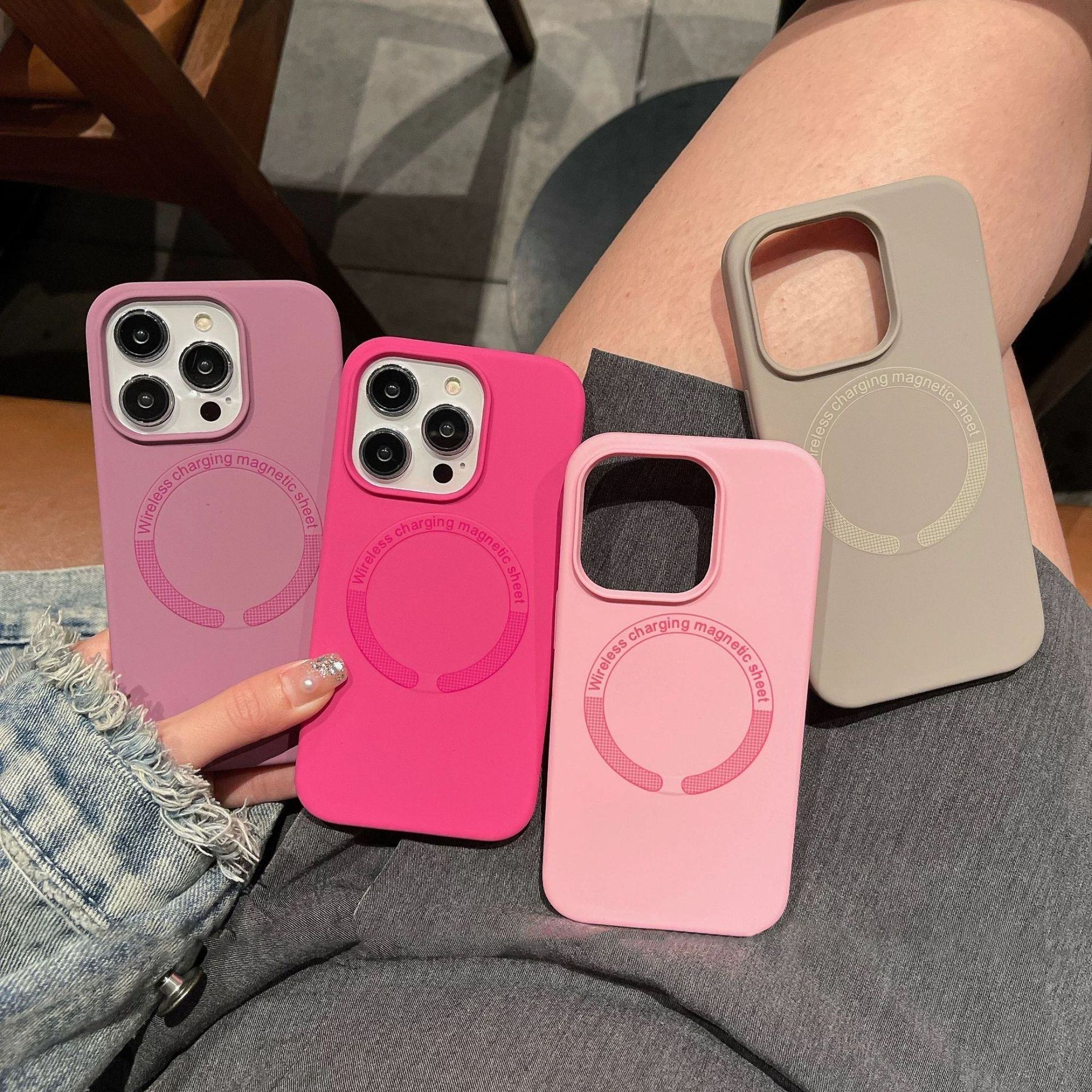 Luxury Magnetic Wireless Charging Case for iPhone – Shockproof Slim Magnetic Cover - Image 5