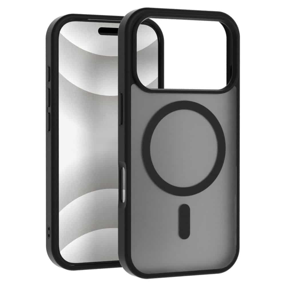 Ultra-Thin Frosted Magnetic iPhone Case – Skin-Feel Spray Cover with Metal Button for iPhone 17–13 Pro Max - Image 2