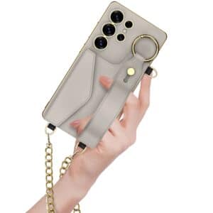 Samsung  Case with Wristband, Stand & Wallet Chain