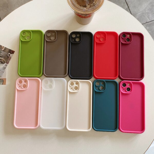 Colorful TPU Silicone Phone Case for Apple