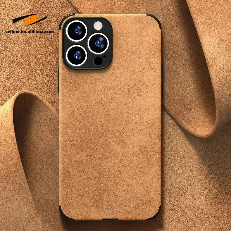 Lambskin Leather iPhone Case