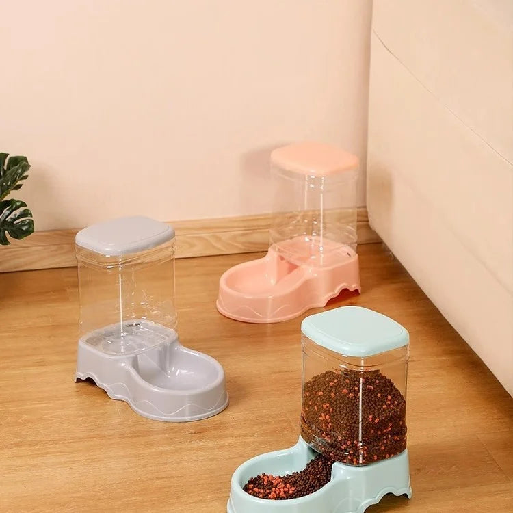 FishPrincess 3.8L Automatic Pet Feeder & Water Dispenser Set - Image 3