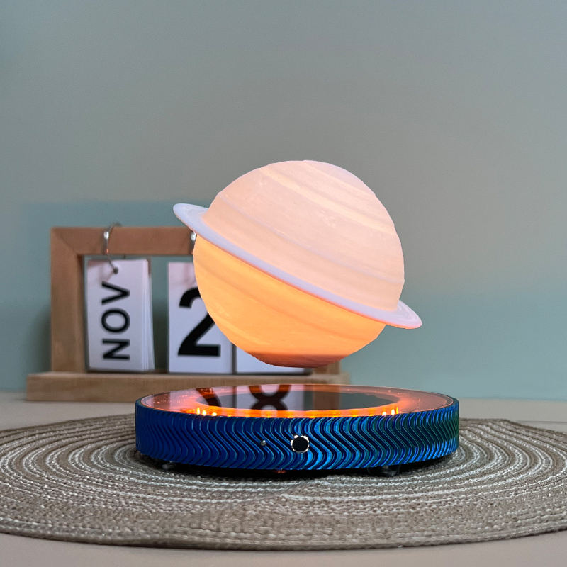 HCNT Magnetic Levitation 3D Saturn Lamp – Floating LED Night Light Desk Lamp Personalized Gift - Image 4