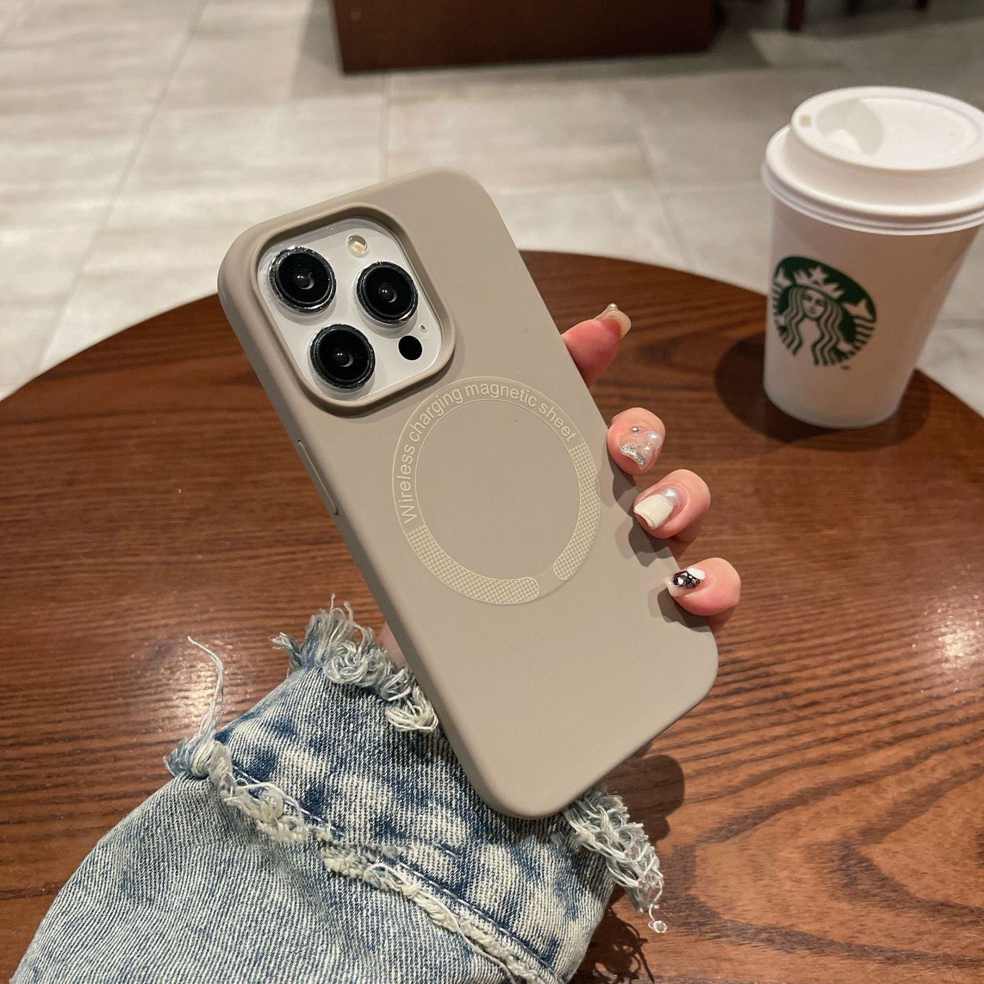 Luxury Magnetic Wireless Charging Case for iPhone – Shockproof Slim Magnetic Cover - Image 2