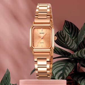 Women's Luxury Quartz Watch Stainless Steel Waterproof Square