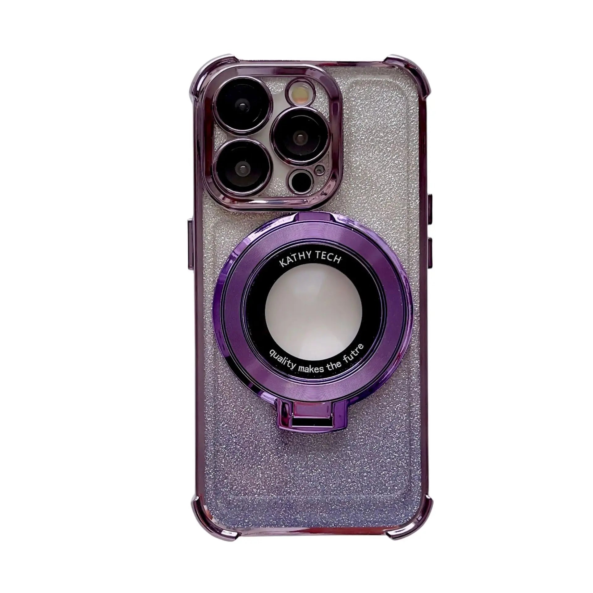 Magnetic Stand Case for iPhone  with Lens Protection