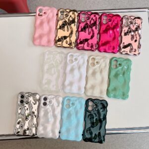 iPhone  3D Wavy Edge Wrinkle Pattern Cover