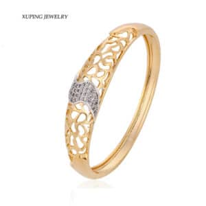 Xuping Gold Plated CZ Bangle for Women