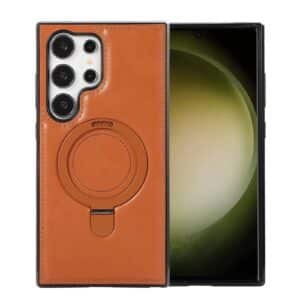Premium Magnetic Stand Leather Phone Case for Samsung