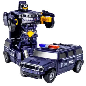 Electric Police Car Toy with Lights & Music for Kids
