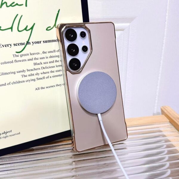 Japanese & Korean AG Fine Sand Magnetic Suction Case for Samsung – Matte Shockproof Magnetic Cover - Image 3
