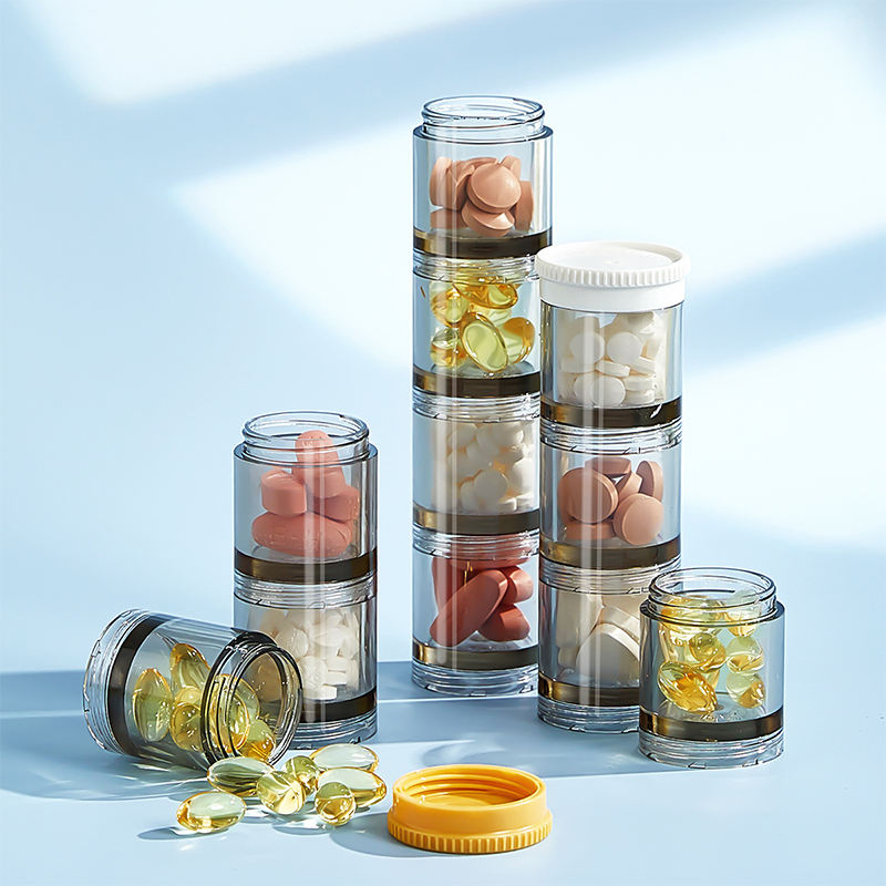 7-Day Portable Pill Box – Large Capacity Medicine Organizer & Dispenser with Daily Reminder Compartments - Image 2