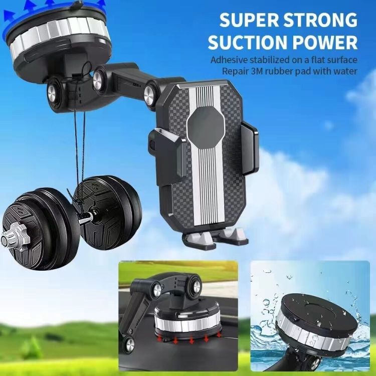 Ultra-Stable Motorcycle Phone Holder with Anti-Slip & Auto-Locking Mechanism - Image 7