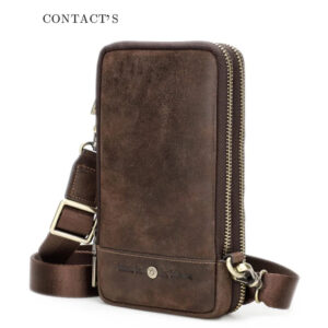 Crazy Horse Cowhide Crossbody Bag