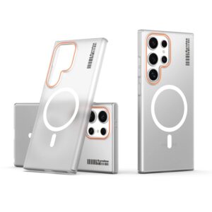 Samsung  Transparent Matte Magnetic Phone Case