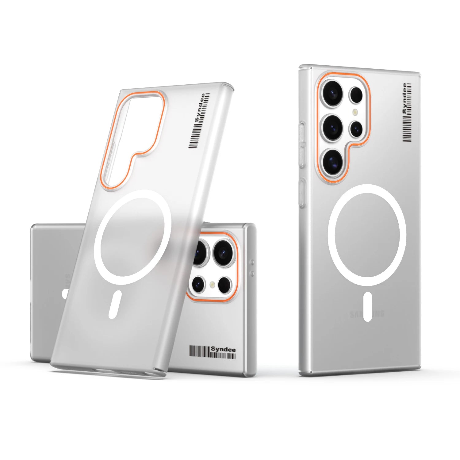 Samsung  Transparent Matte Magnetic Phone Case