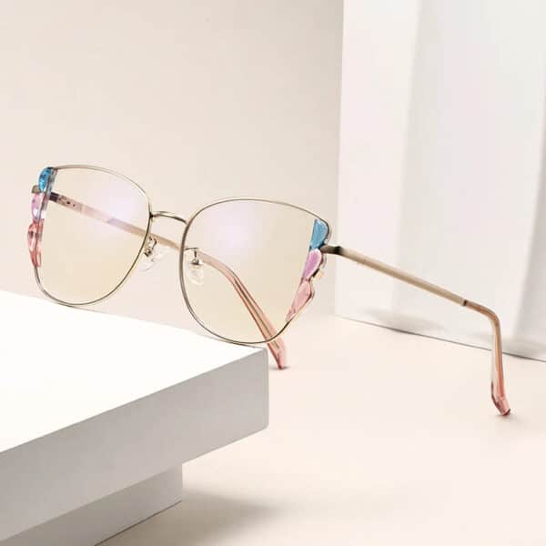 Partagas Cat Eye Photochromic Blue Light Glasses for Women