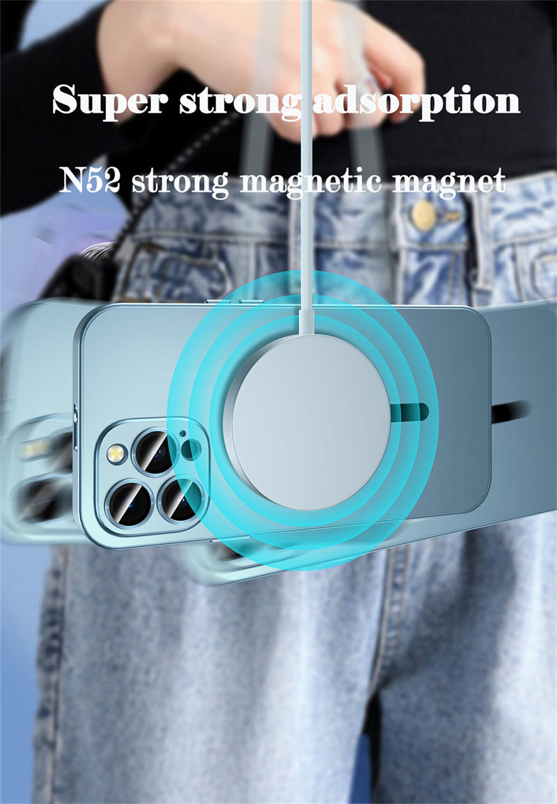 Desert Titanium iPhone 16 &13 Pro Max Case – Metal Shockproof Cover with Magnetic Charging - Image 6
