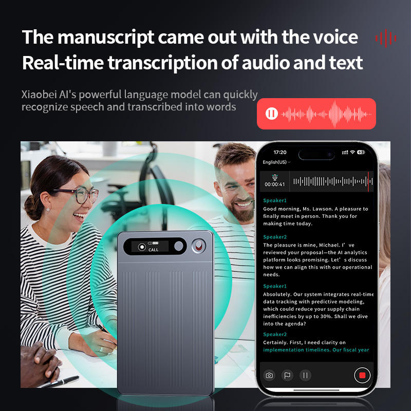 64GB Smart Voice Recorder with AI Transcription & Translation - Image 2