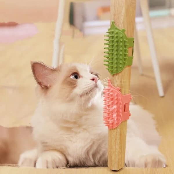 Silicone Cat Self-Grooming Corner Comb