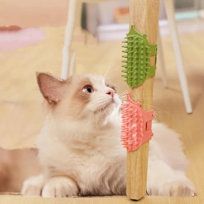 Silicone Cat Self-Grooming Corner Comb