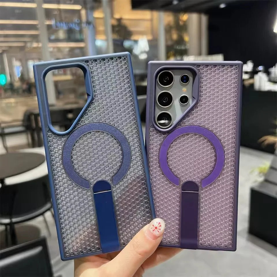 Cooling Magnetic Case for Samsung S25/S24 Ultra Plus Wireless Charging