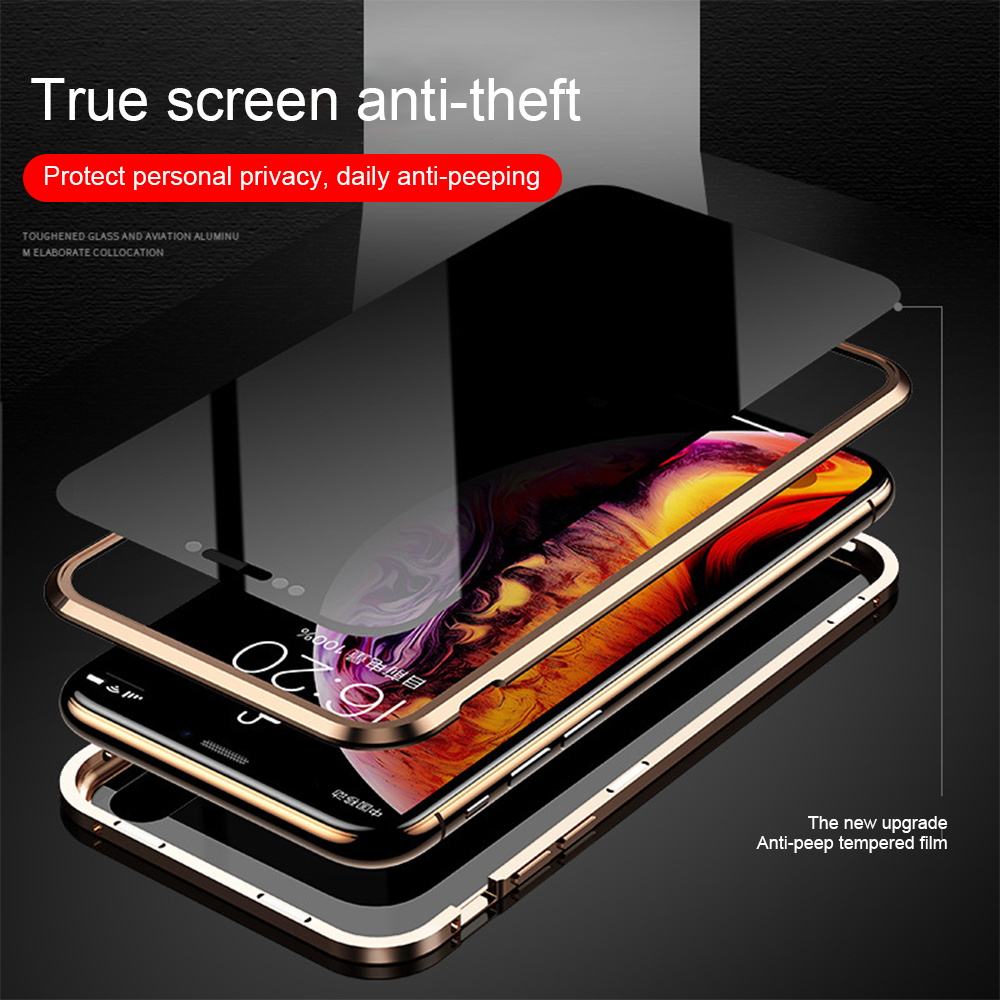 Iphone Eonline Anti-Peeping Metal Magnetic Case - Image 4