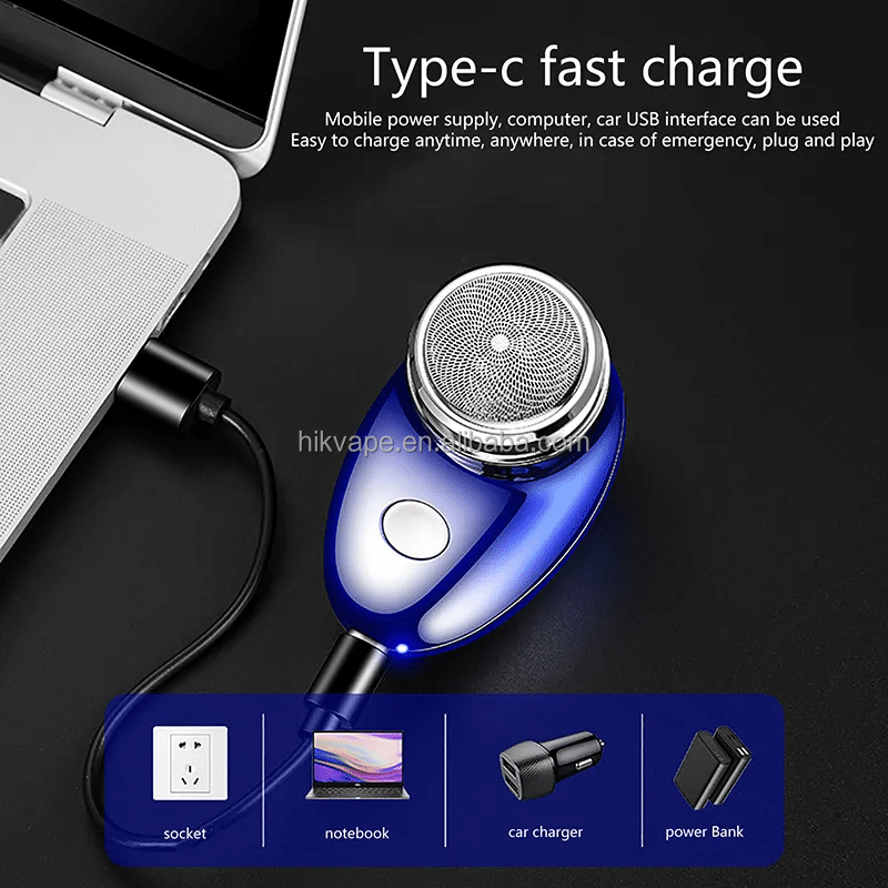 Mini Electric Shaver for Men & Women – Portable USB Rechargeable Travel Razor Hair Removal Trimmer - Image 3
