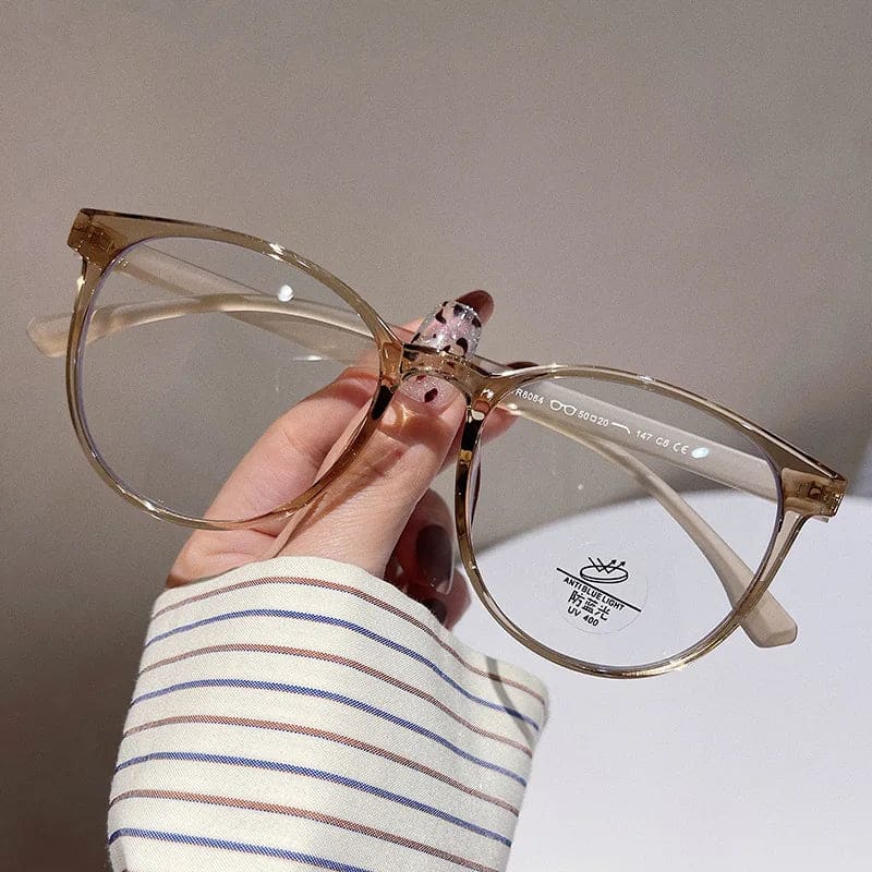 TR90 Round Anti-Blue Light Glasses for Women