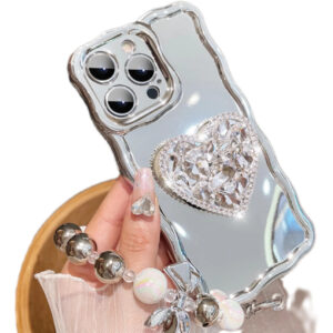 Glitter Heart Princess Phone Case for iPhone