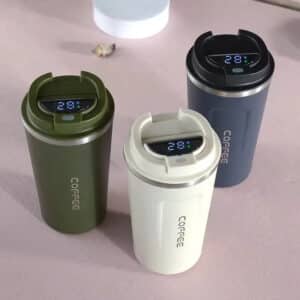 Stainless Steel Thermos Mug with Temp Display 380/510ml