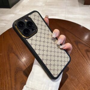 Luxury Diamond Grid iPhone Case