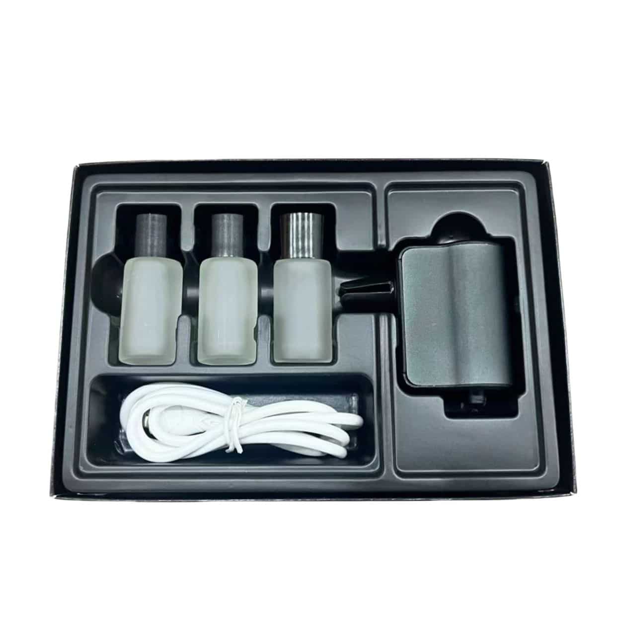 Mini Luxury Car Perfume Diffuser – Metal Vent Clip Air Freshener with Ambient LED Lighting & Essential Oils - Image 4