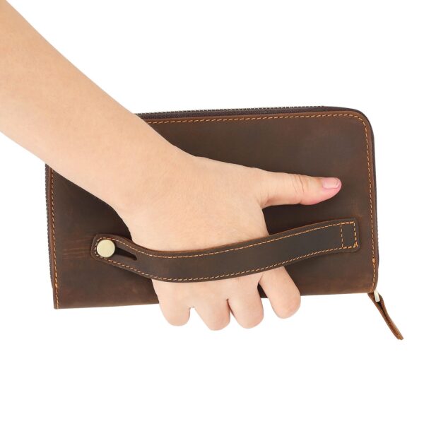 Men’s Genuine Cowhide Leather Handbag - Image 5