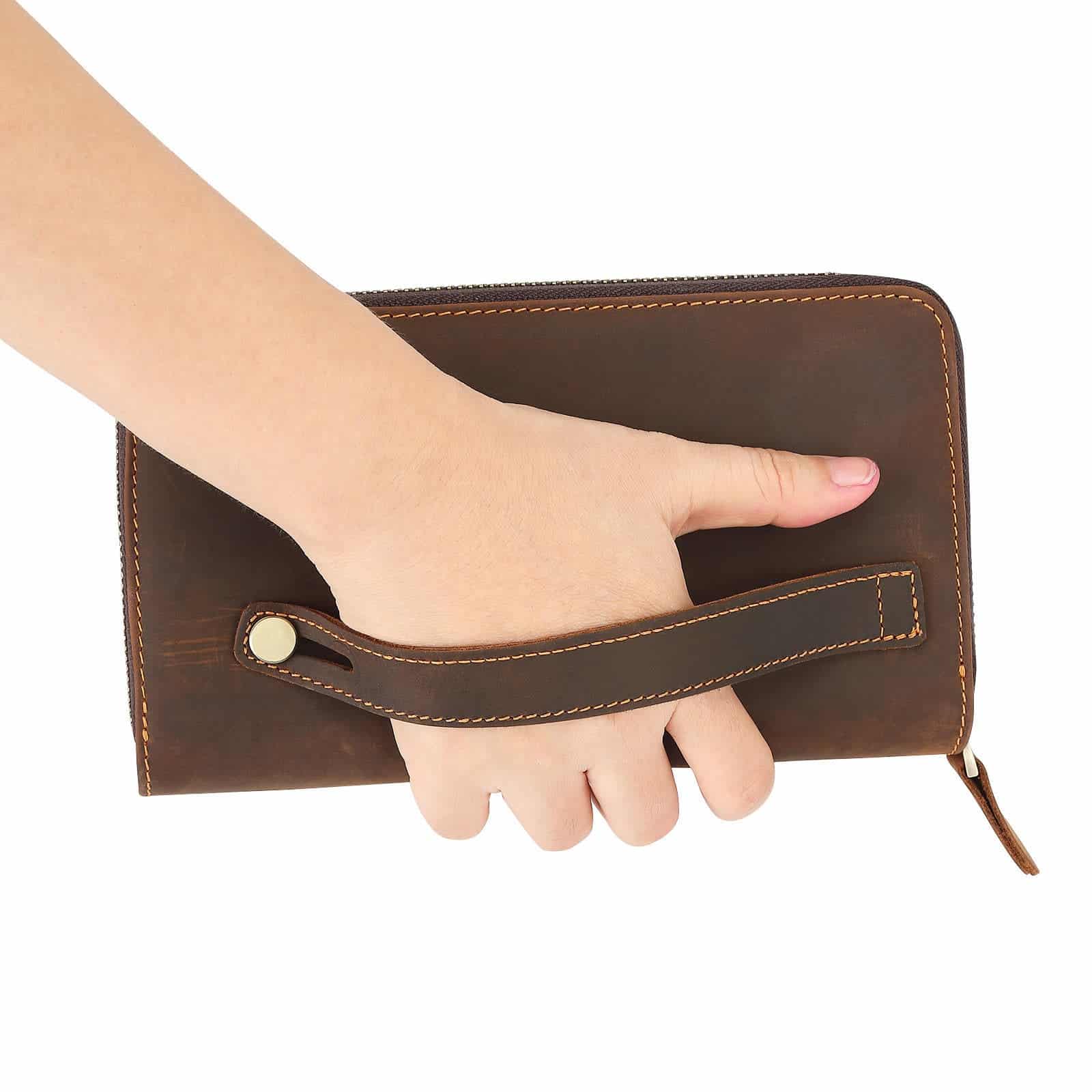 Men’s Genuine Cowhide Leather Handbag - Image 5