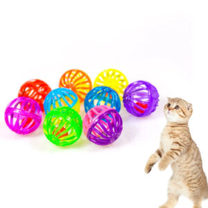 Cat Jingle Ball Toy with Bell for Playful Kittens