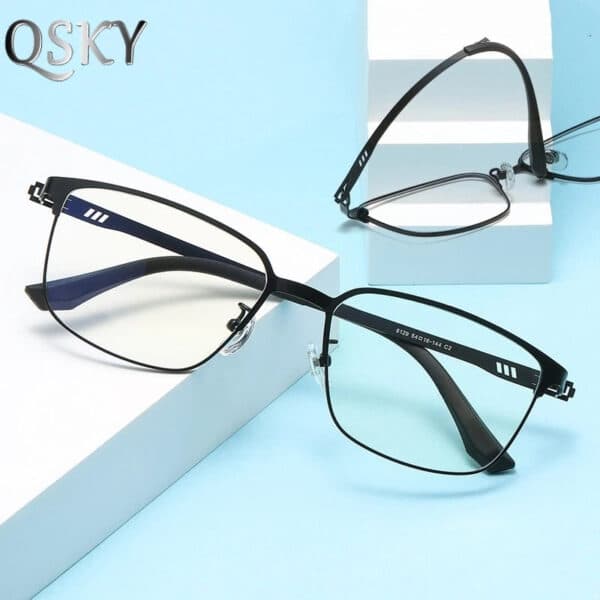 Men's Metal Blue Light Blocking Reading Glasses 2026 - Image 2