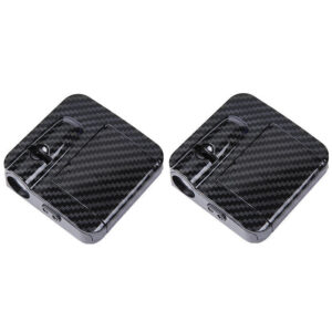 1 Pcs ABS Carbon Fiber Black Smart Car Door Welcome Light – HD Wireless Infrared Projection
