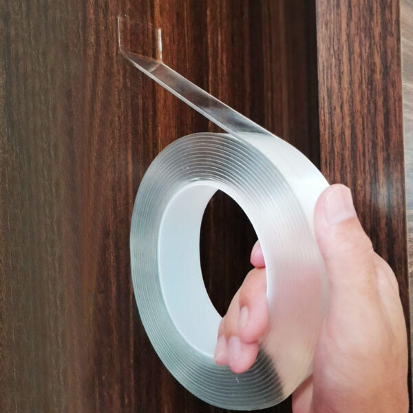 High-Quality Waterproof Transparent Nano Double-Sided Tape – Reusable Household Adhesive Tape - Image 5