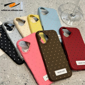 Heart Lens Frame Silicone Case for iPhone