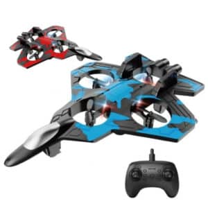 RC Plane Drone with LED Remote Control for Kids & Adults