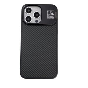 iPhone 15 Pro Carbon Fiber Case with Lens Holder