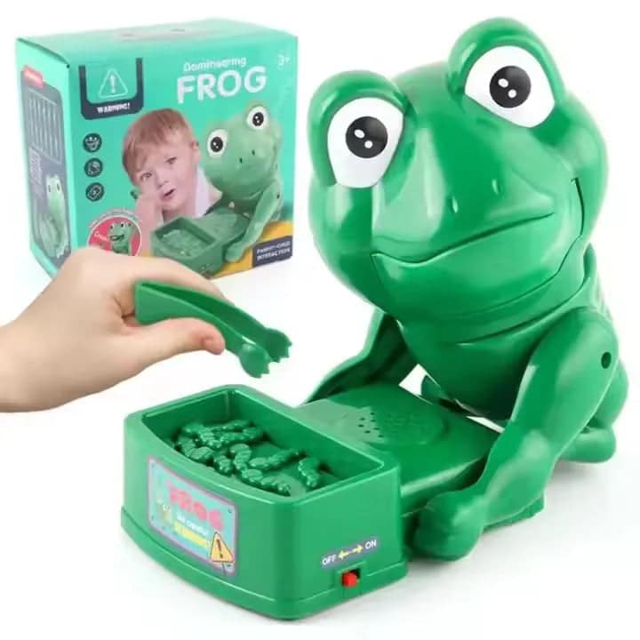 MERRYCOO Prank Game: Hungry Frog Bite Finger Toy🐸