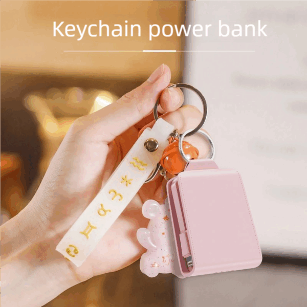 Mini Lightweight Power Bank Keychain – 2025 Household Gadget Emergency Phone Charger