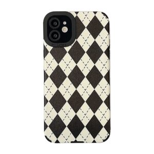 Rhomboid Lattice Shockproof Case for iPhone
