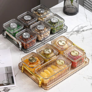 Fruit & Snack Plate with Storage Box
