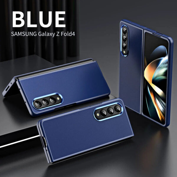 Galaxy Z Fold 4 Leather Foldable Phone Case - Image 4