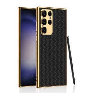 Woven Leather Phone Case